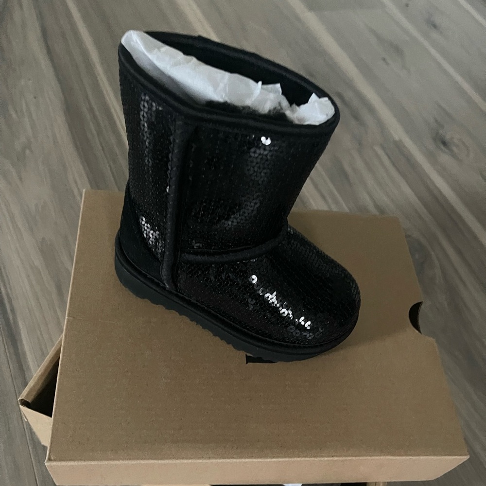 Authentic Brand New Toddler Black Sequin